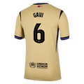 GAVI #6 Barcelone Extérieur Maillot 2025/26 Jaune - UCL