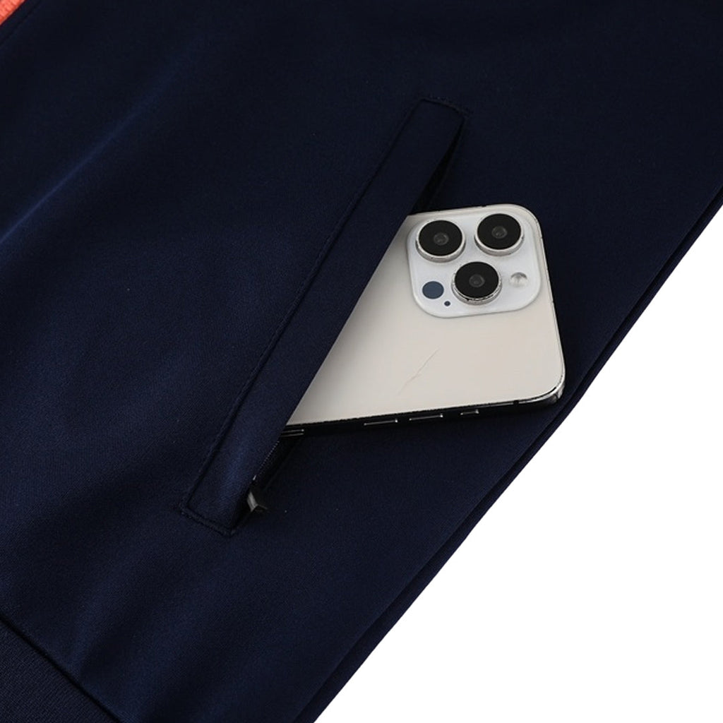 Barcelone Veste de Football 2025/26 Navy&Orange