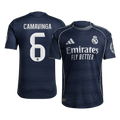CAMAVINGA #6 Real Madrid Extérieur Maillot 2025/26 Bleu marine Authentique