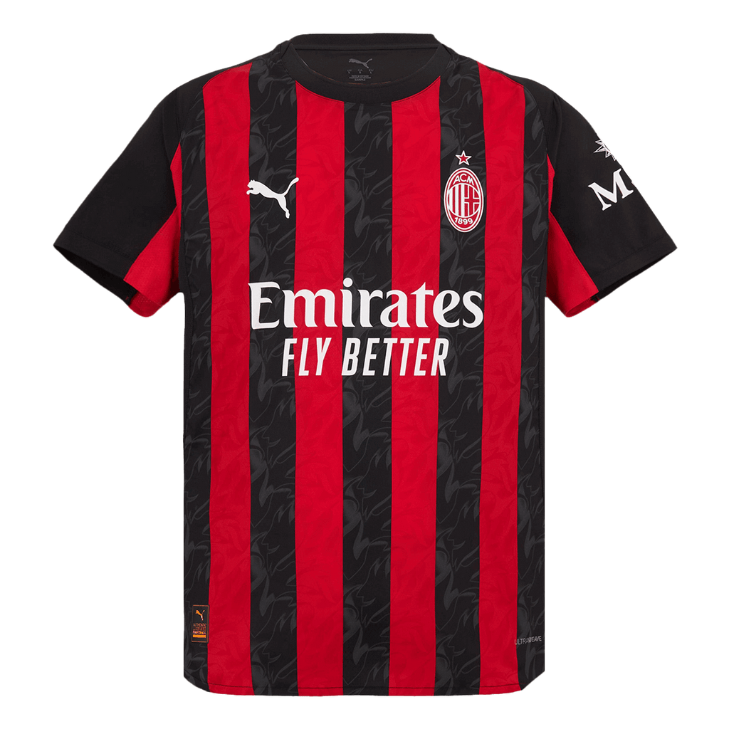 AC Milan Domicile Maillot 2025/26 Red&Black Authentique