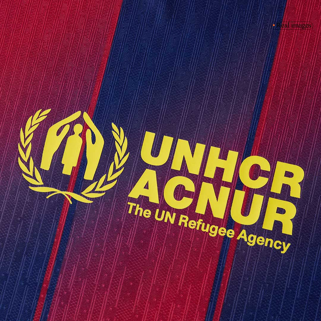 ROONY #19 Barcelone Domicile Maillot 2025/26 Rouge et Bleu Authentique - UCL