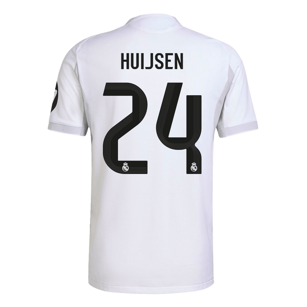 HUIJSEN #24 Real Madrid Domicile Maillot 2025/26 Authentique