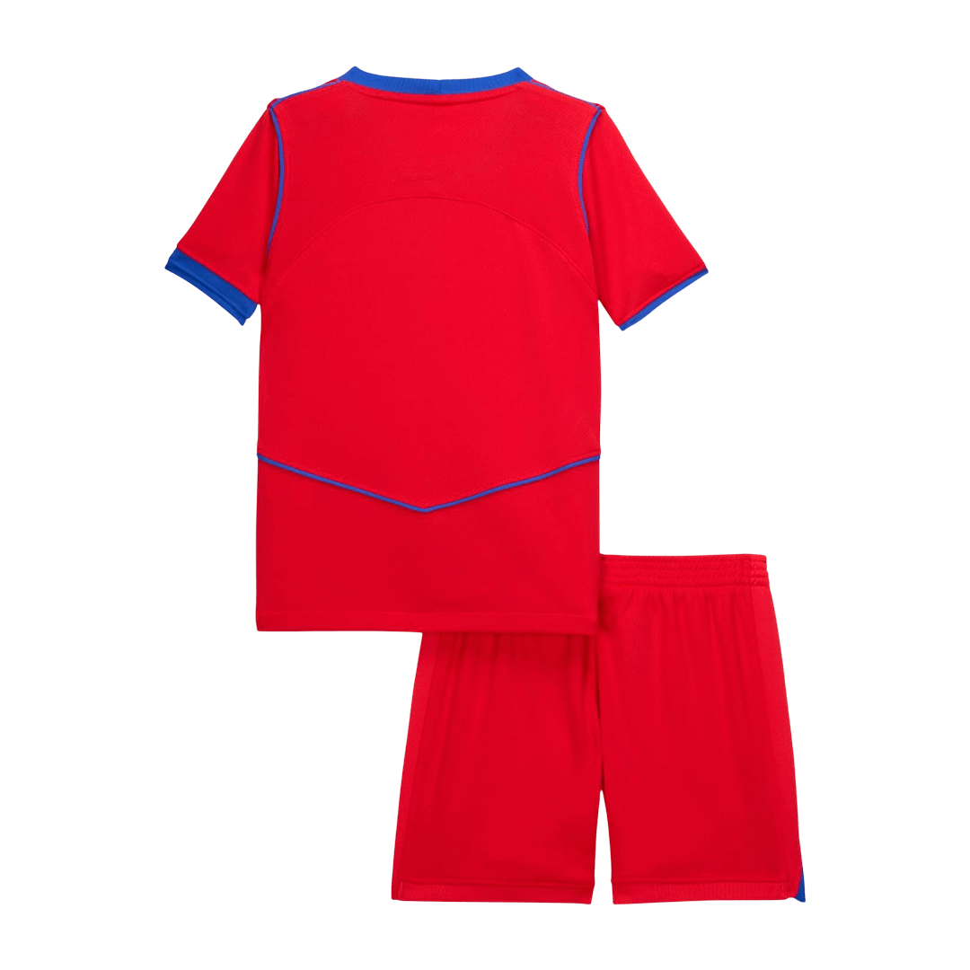 Les Paris Third Maillot Kit 2025/26 Enfant Rouge