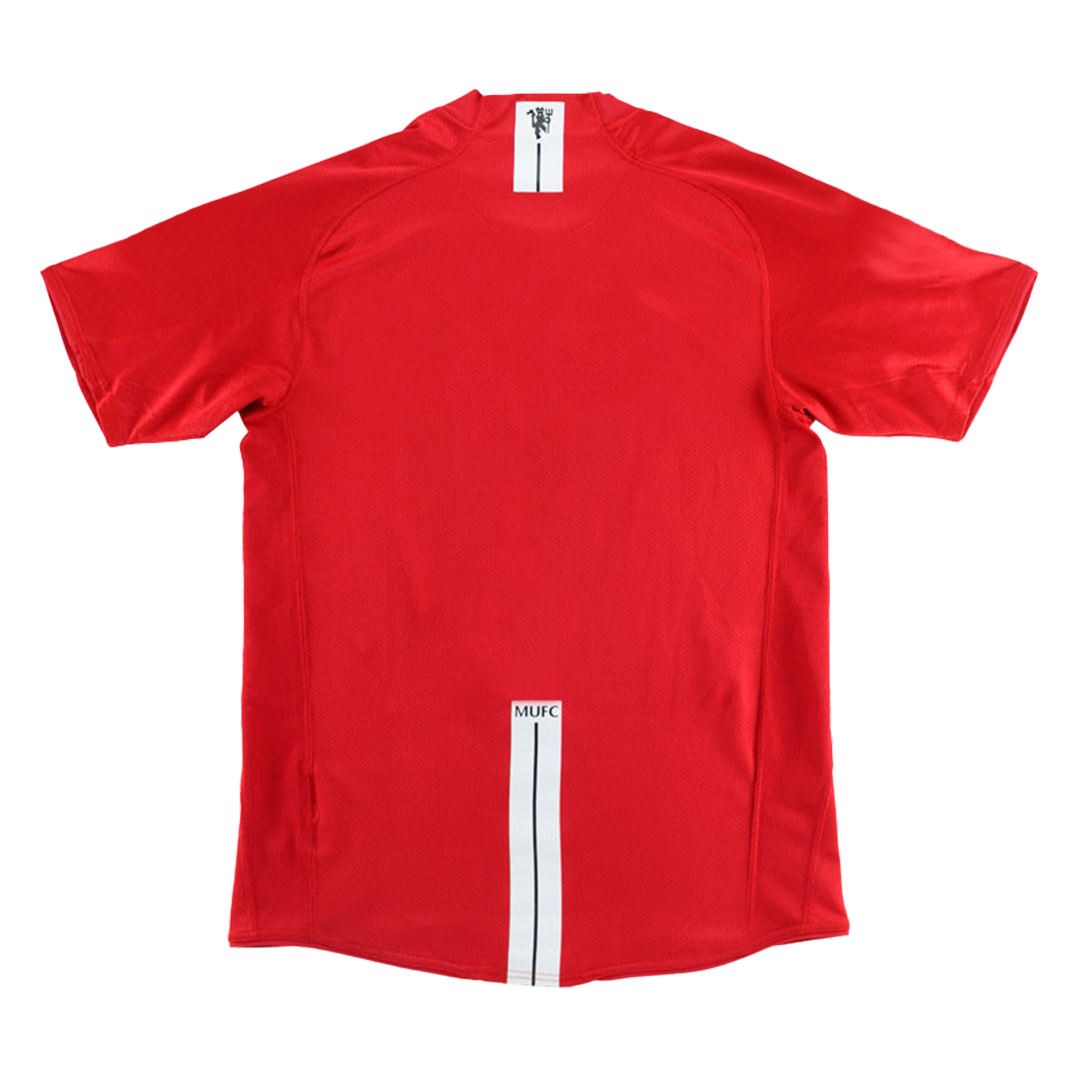 Retro Manchester United Domicile Maillot 2007/08