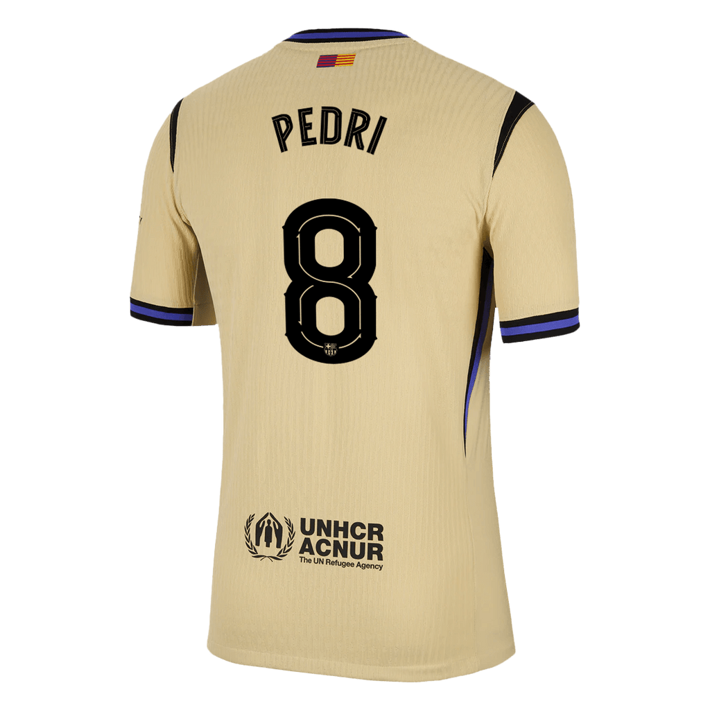 PEDRI #8 Barcelone Extérieur Maillot 2025/26 Authentique - UCL