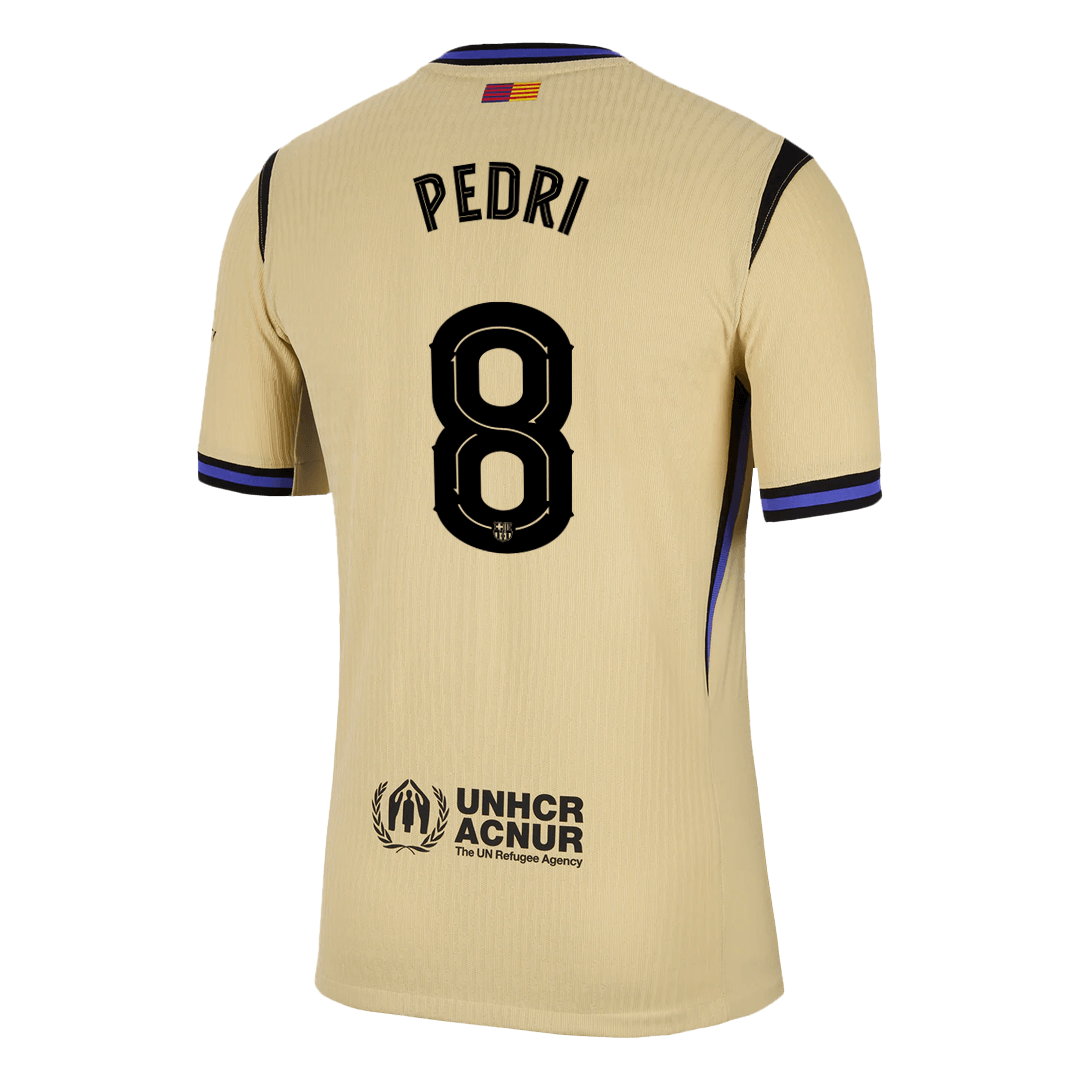 PEDRI #8 Barcelone Extérieur Maillot 2025/26 Authentique - UCL