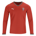 Portugal Domicile Maillot Manches Longues - Coupe du Monde 2026 Rouge