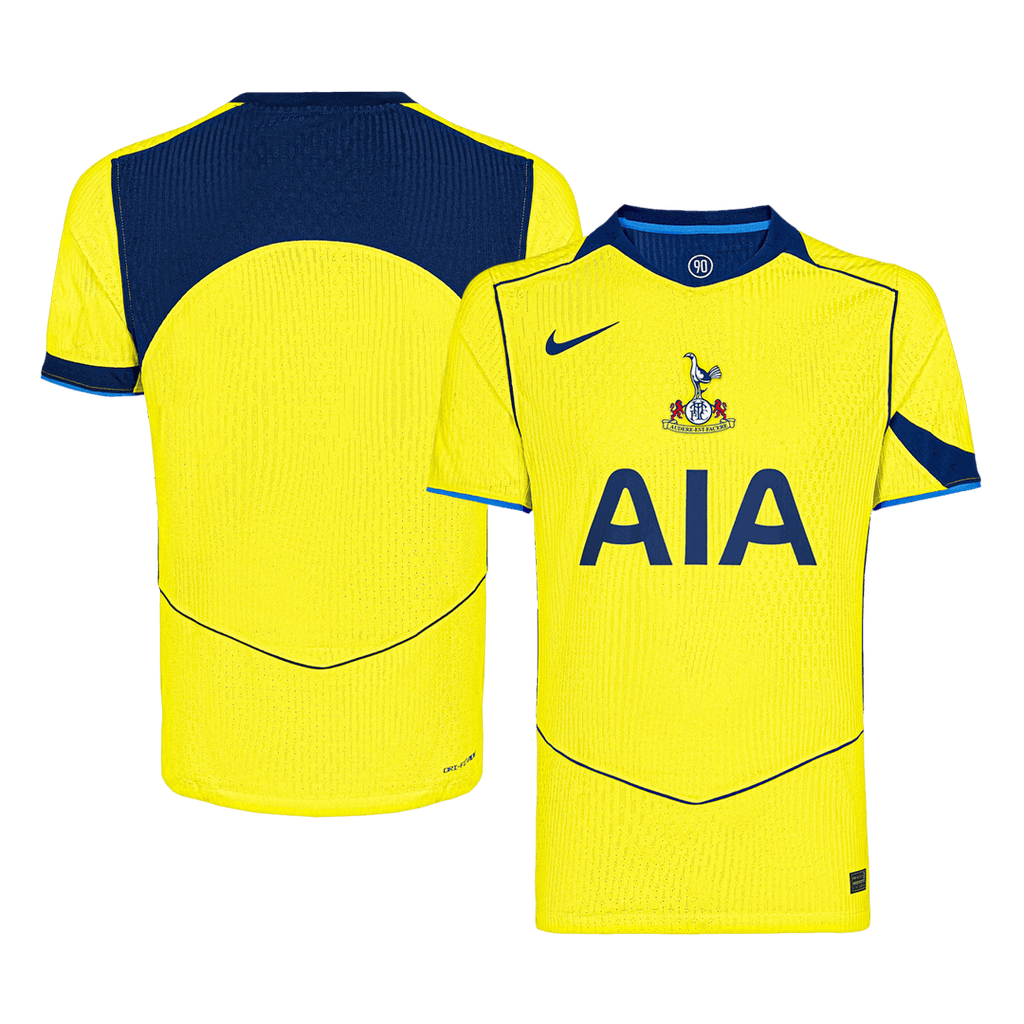 Tottenham Hotspur Third Maillot 2025/26 Jaune Joueur