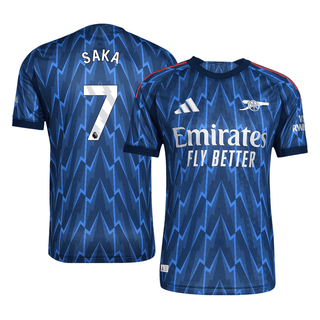 SAKA #7 Inter Miami CF Extérieur Maillot 2025/26 Bleu Authentique