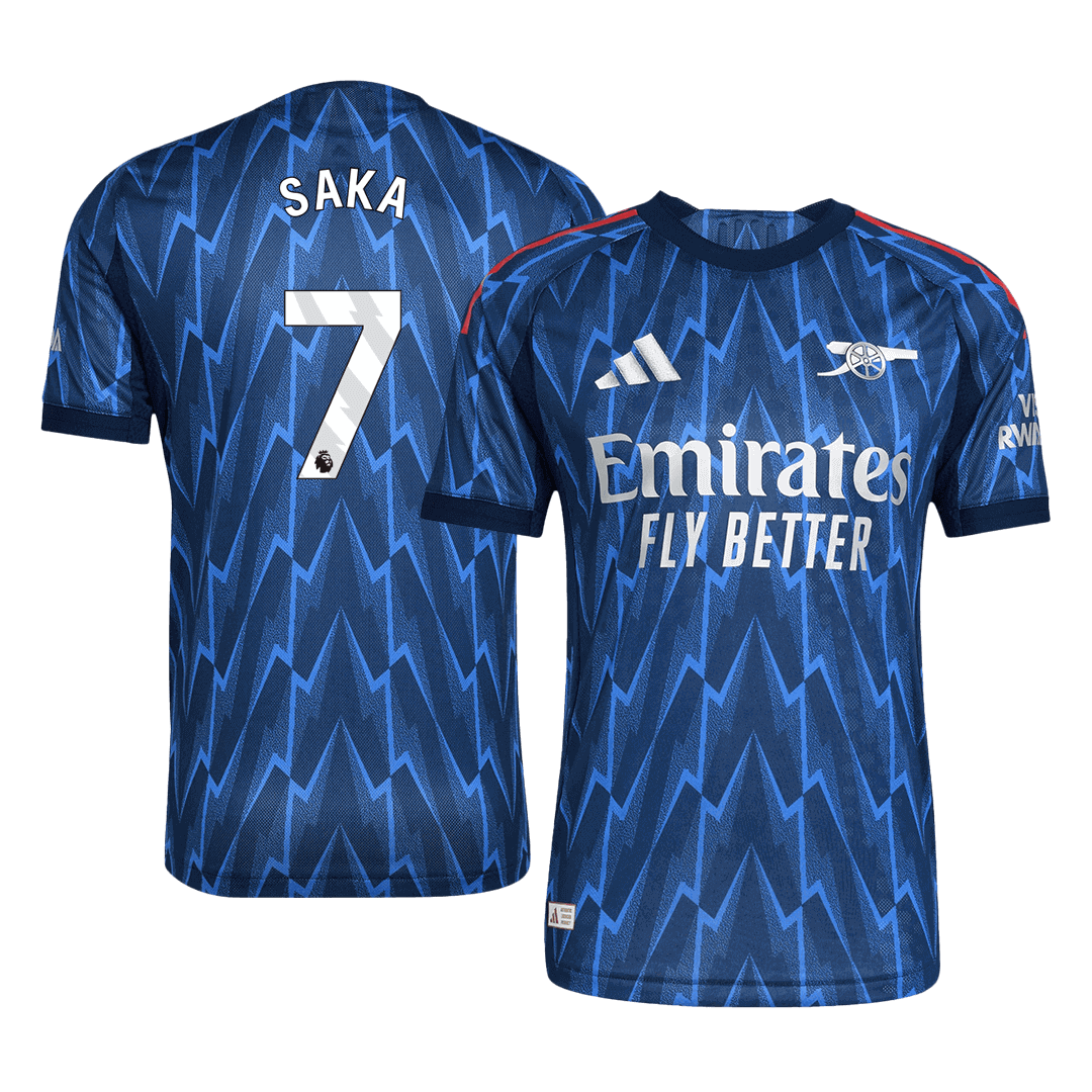 SAKA #7 Inter Miami CF Extérieur Maillot 2025/26 Bleu Authentique