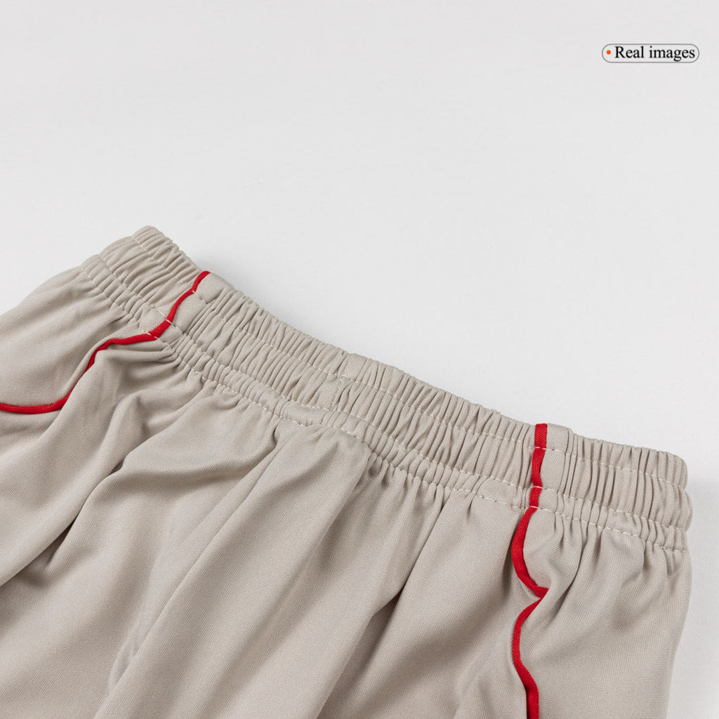 Lisbonne Extérieur Maillot Kit 2025/26 Junior Beige