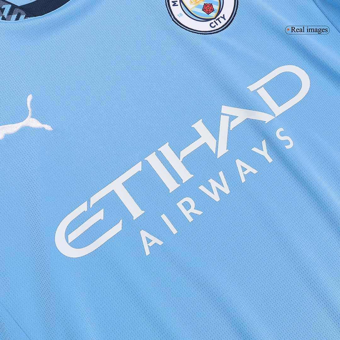 DE BRUYNE #17 Manchester City Domicile Maillot 2024/25 UCL - Super