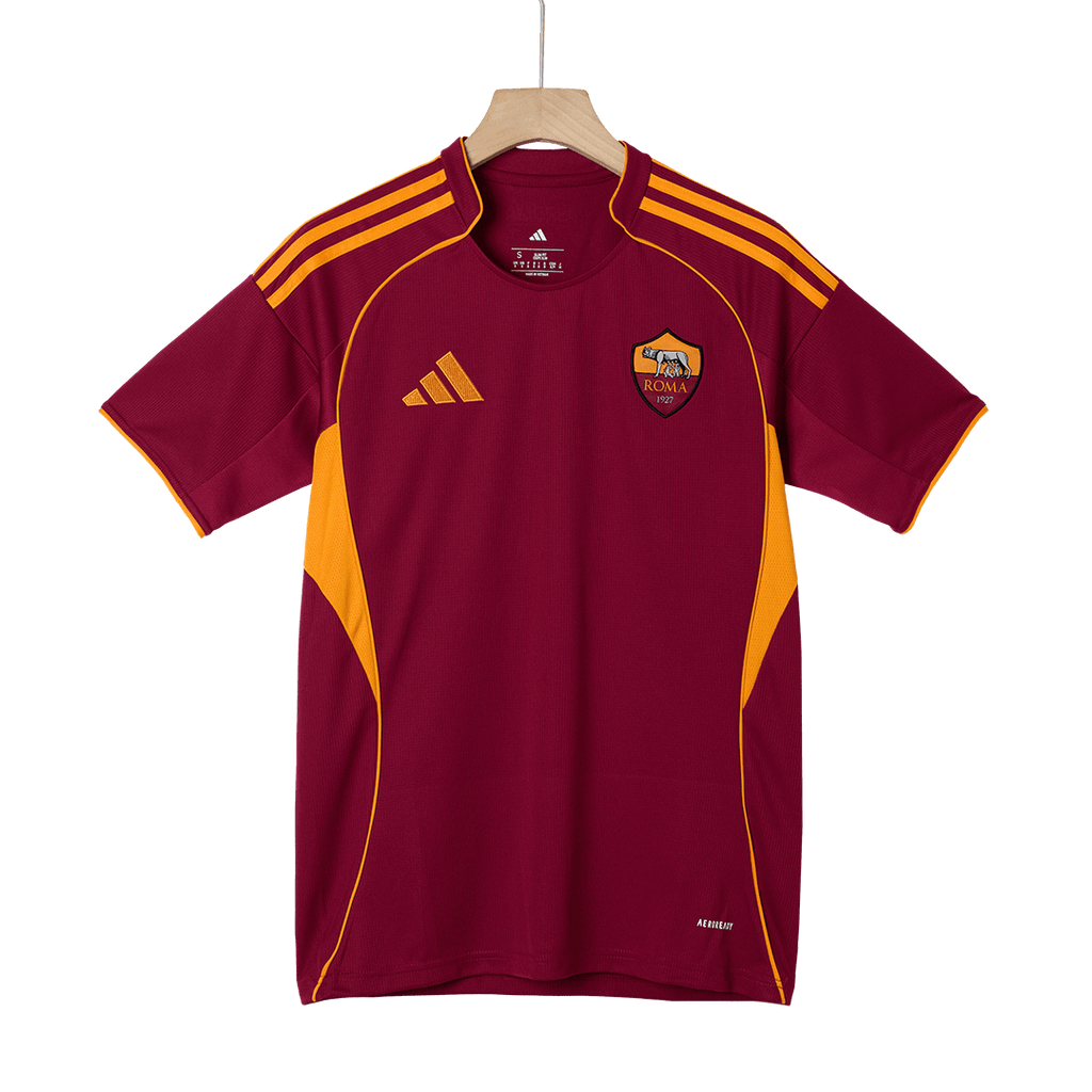 Roma Domicile Maillot Kit Adulte 2025/26 Rouge