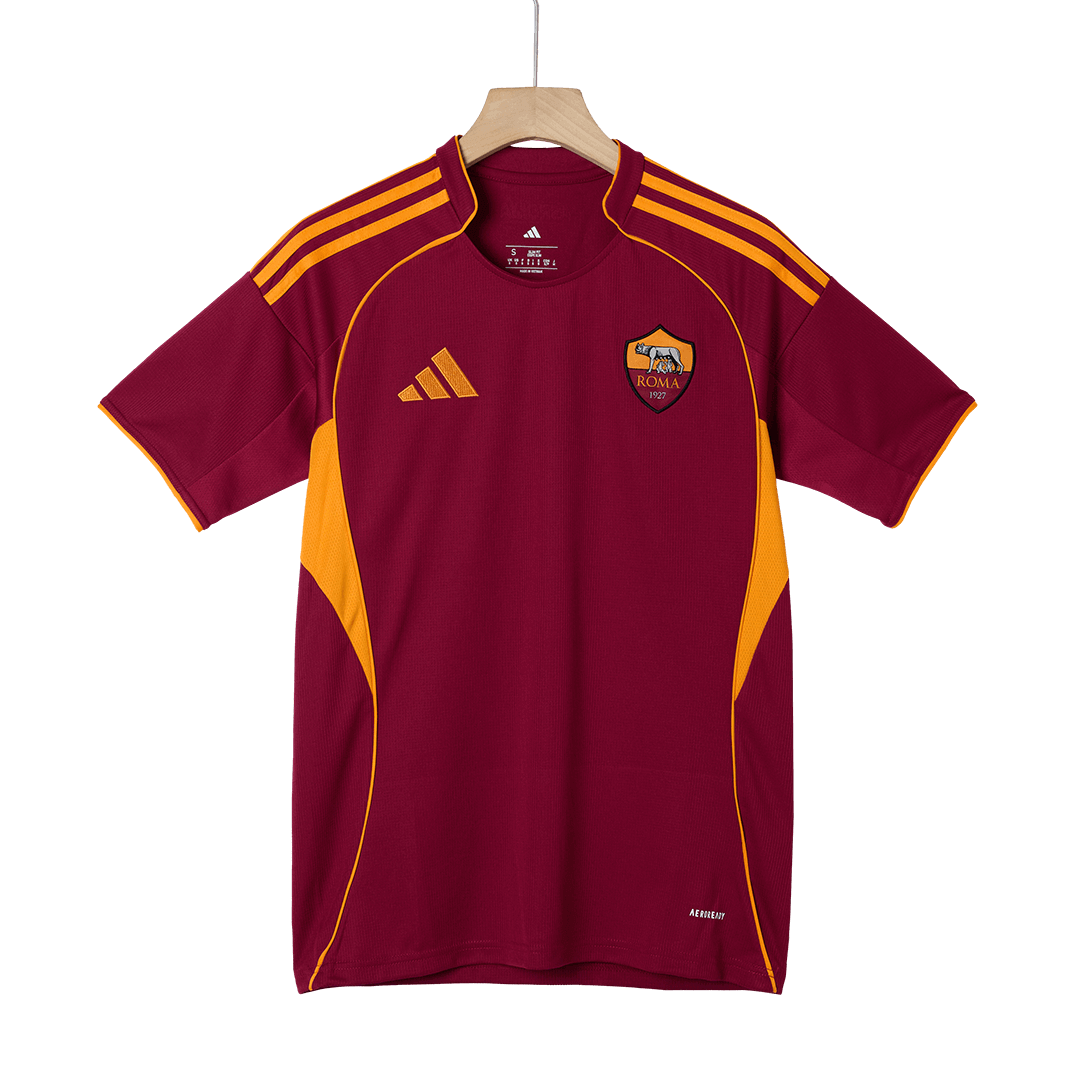 Roma Domicile Maillot Kit Adulte 2025/26 Rouge