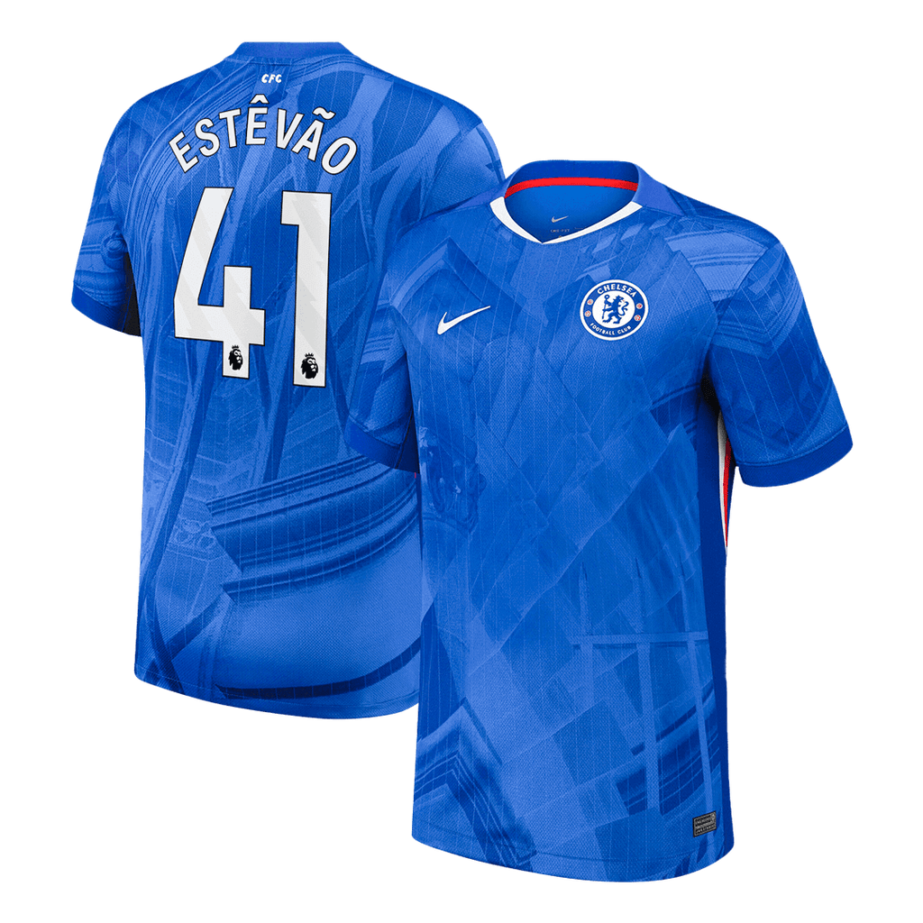 ESTÊVÃO #41 Chelsea Domicile Maillot 2025/26 Bleu - Super