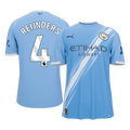 REIJNDERS #4 Manchester City Domicile Maillot 2025/26 Bleu - Super