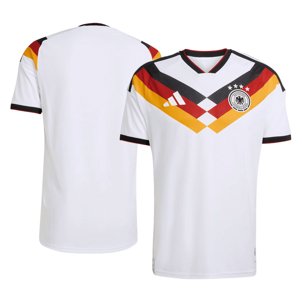 Allemagne Domicile Maillot Coupe du Monde 2026 Blanc Joueur