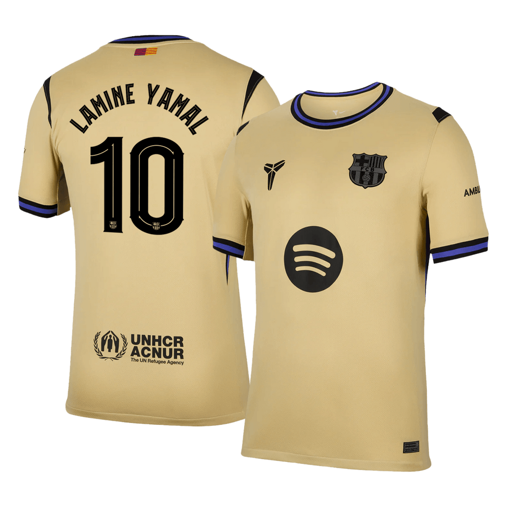 LAMINE YAMAL #10 Barcelone Extérieur Maillot 2025/26 - UCL