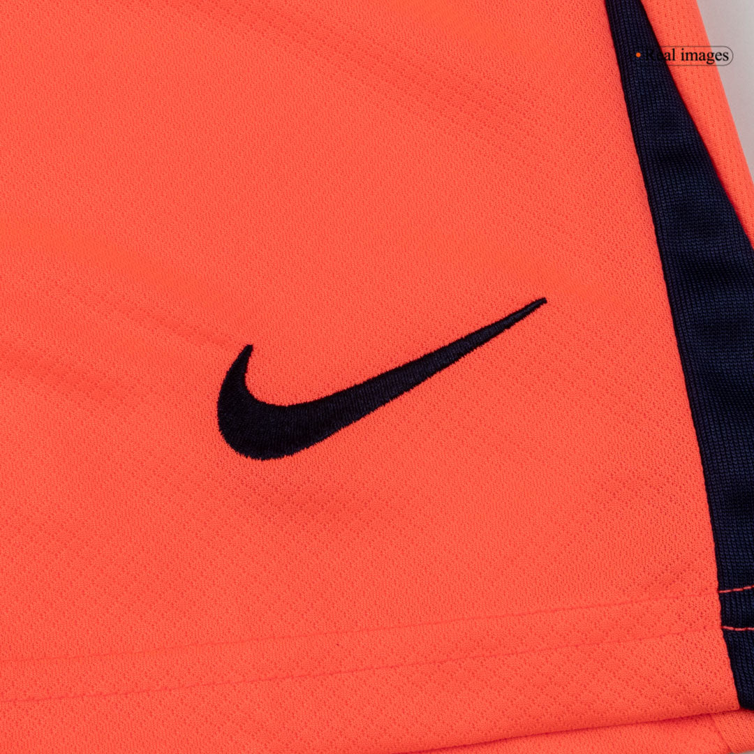 Barcelone Third Maillot Kit 2025/26 Junior Orange