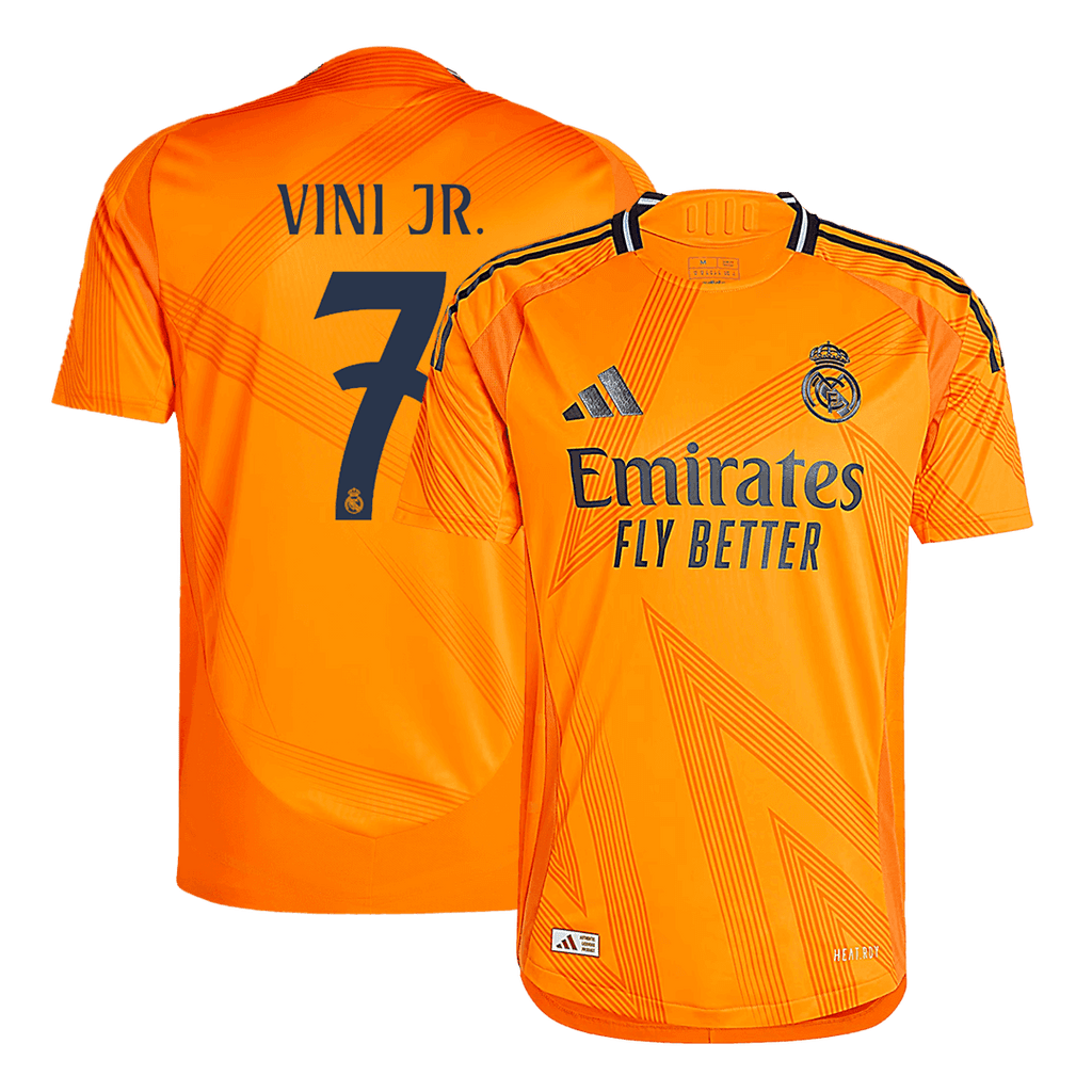 VINI JR. #7 Real Madrid Extérieur Maillot 2024/25 Authentique