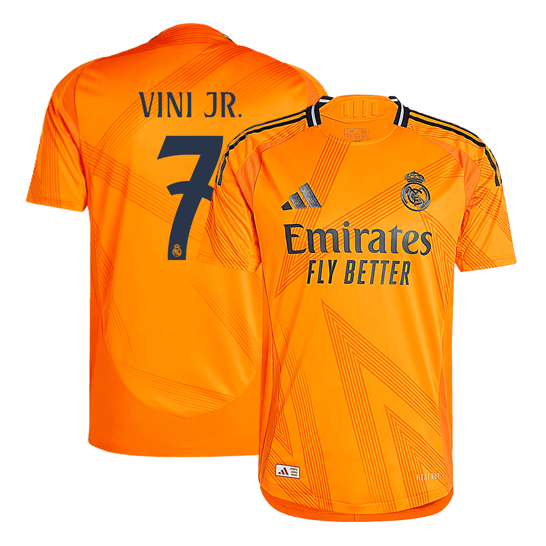 VINI JR. #7 Real Madrid Extérieur Maillot 2024/25 Authentique