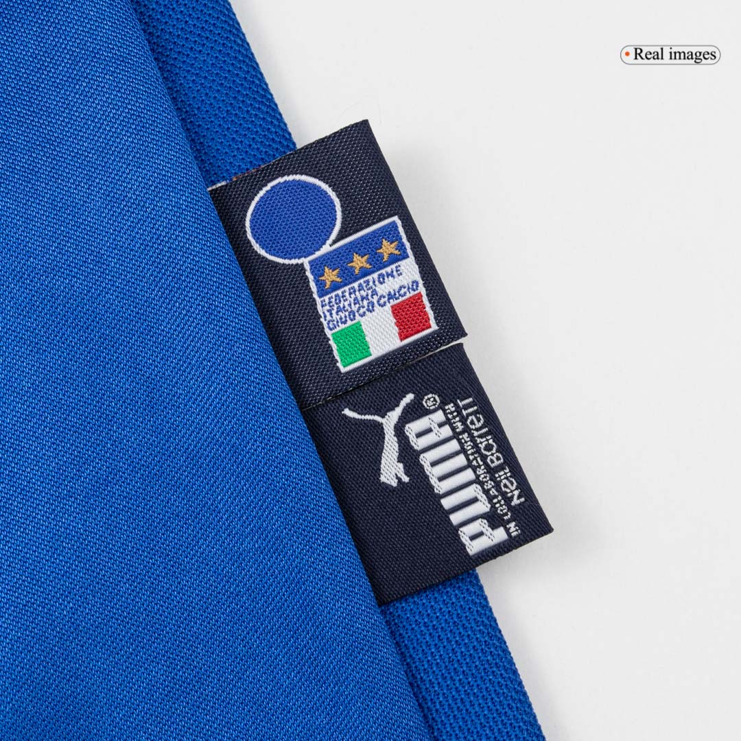 Retro Italie Domicile Maillot 2004 Bleu