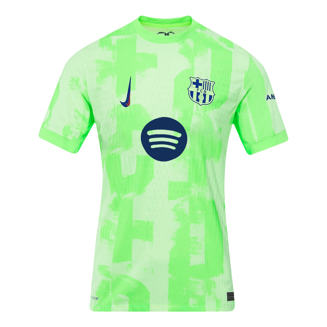 Barcelone Third Maillot 2024/25 Authentique - Spotify Logo Without Text Grande Taille