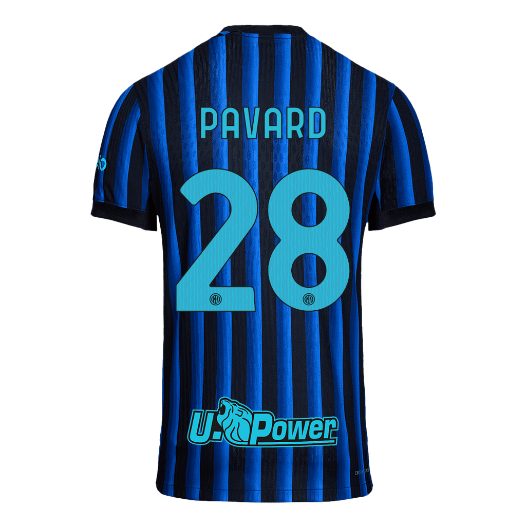 PAVARD #28 Inter Milan Domicile Maillot 2025/26 Blue&Black Authentique
