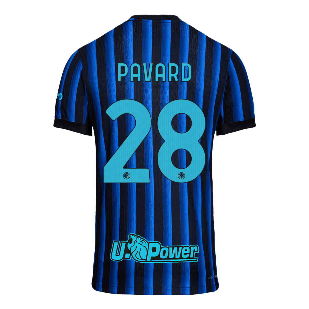 PAVARD #28 Inter Milan Domicile Maillot 2025/26 Blue&Black Authentique