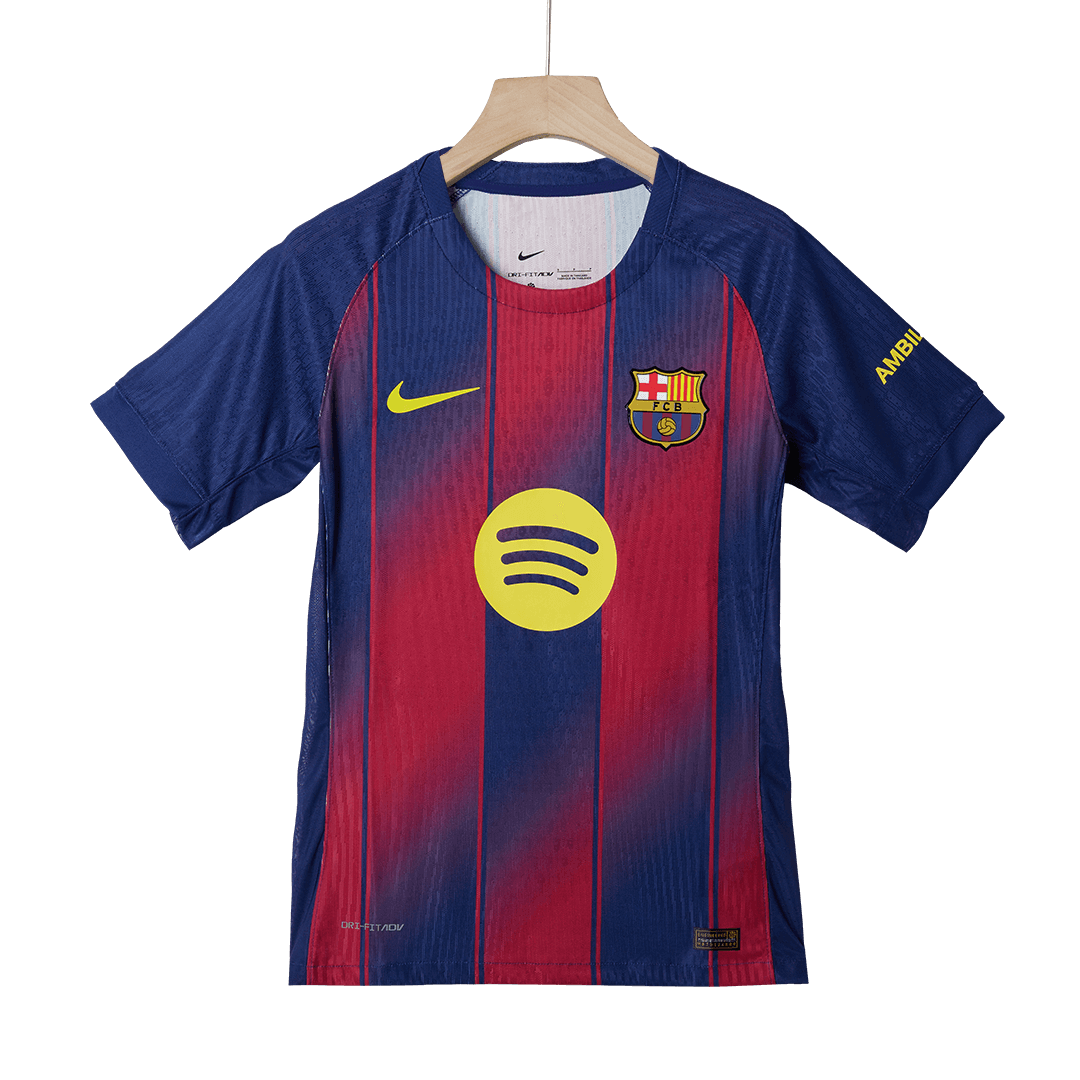 KOUNDE #23 Barcelone Domicile Maillot 2025/26 Rouge et Bleu Authentique