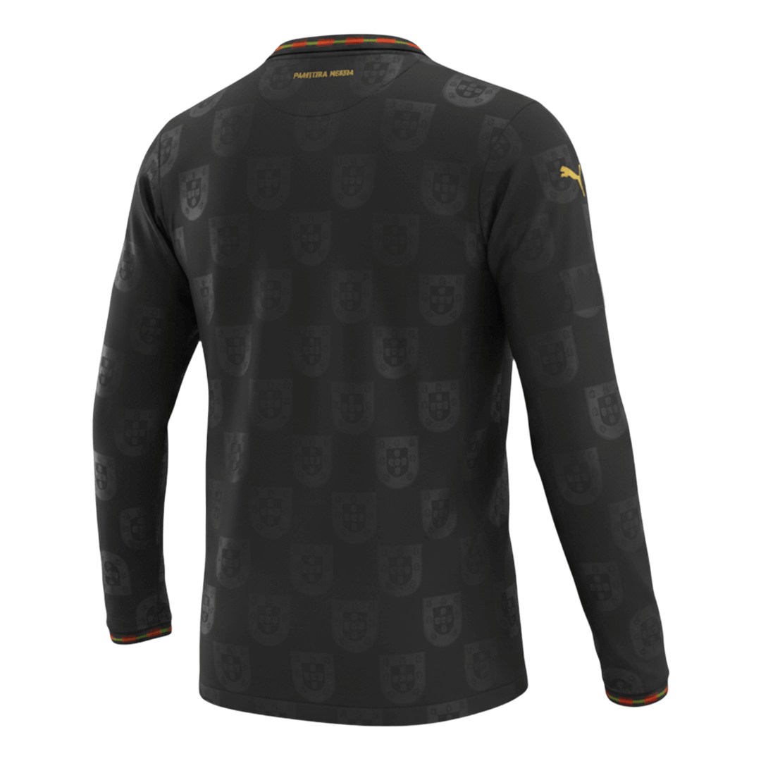 Portugal Maillot Manches Longues - Coupe du Monde 2026 Noir