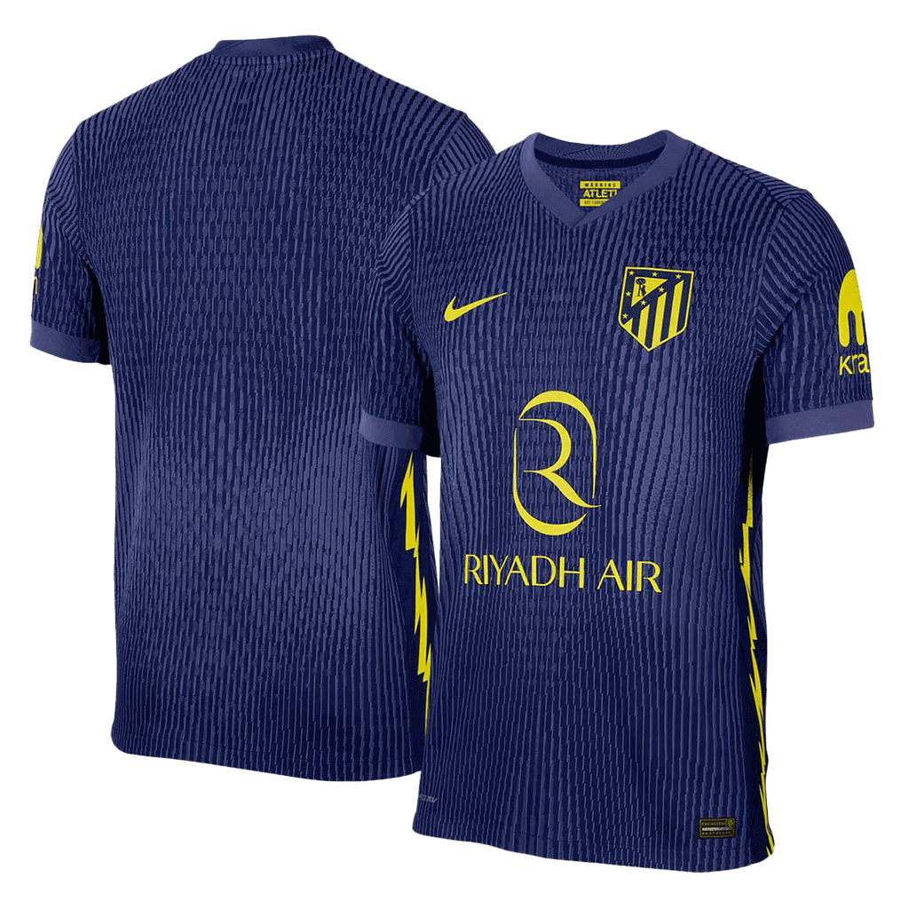 Atlético Extérieur Maillot 2025/26 Bleu marine Authentique