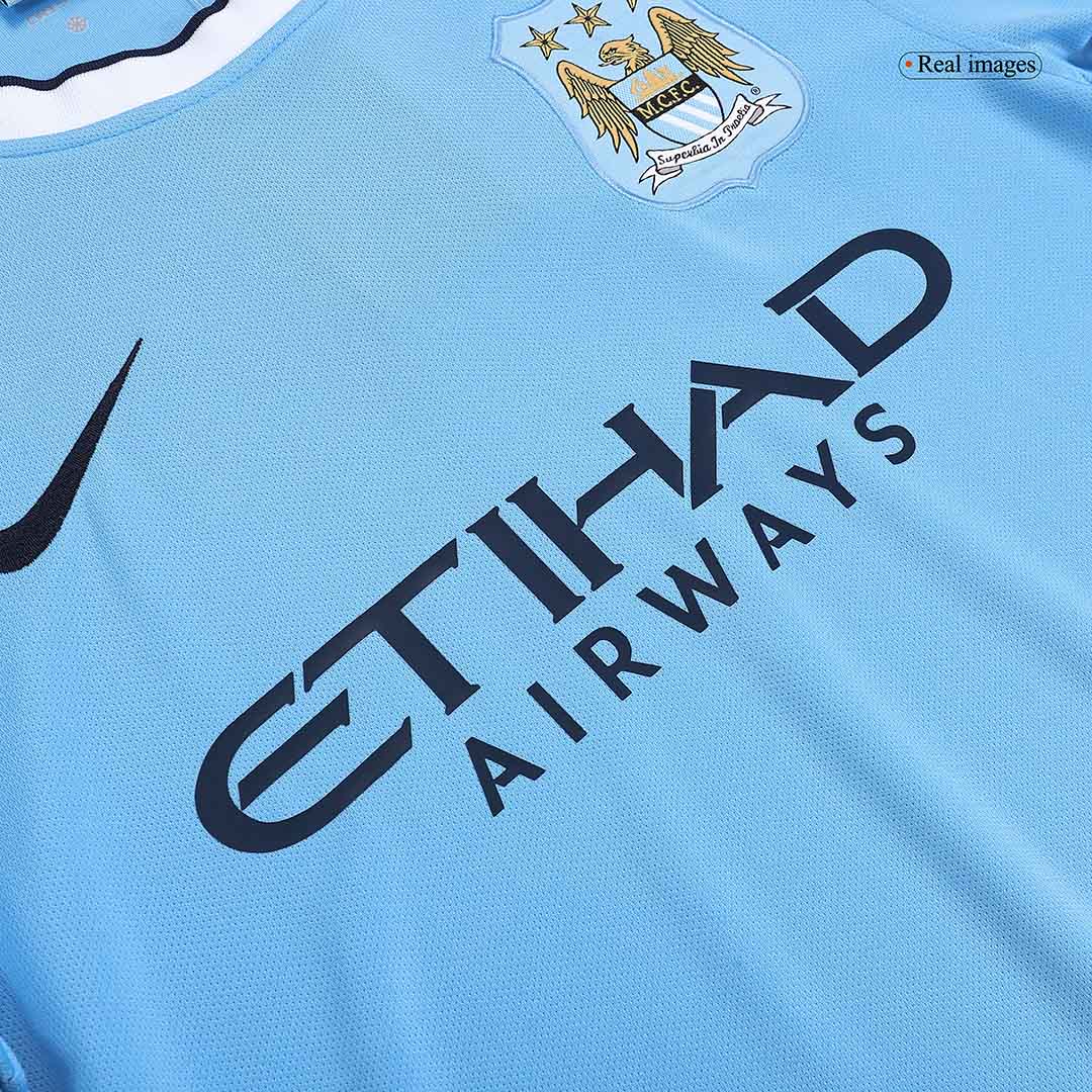 Retro Manchester City Domicile Maillot 2013/14