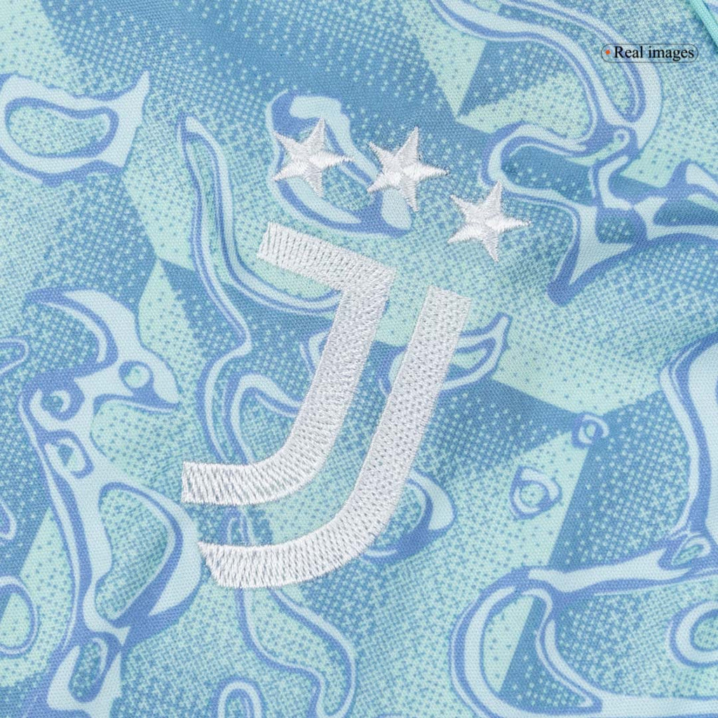 Juventus Extérieur Maillot Kit 2025/26 Enfant Bleu