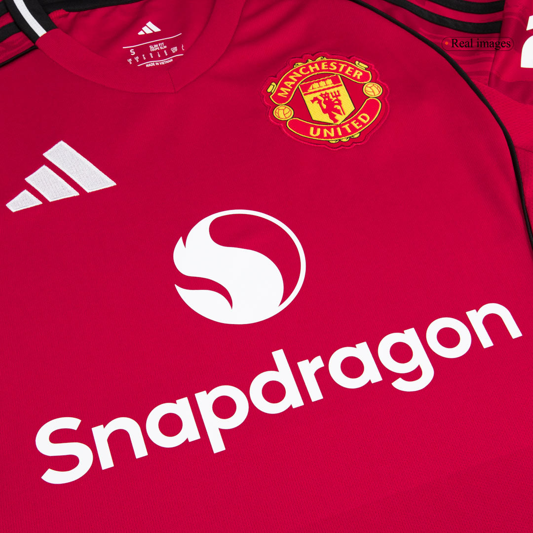 ŠEŠKO #30 Manchester United Domicile Maillot 2025/26 Rouge - Super
