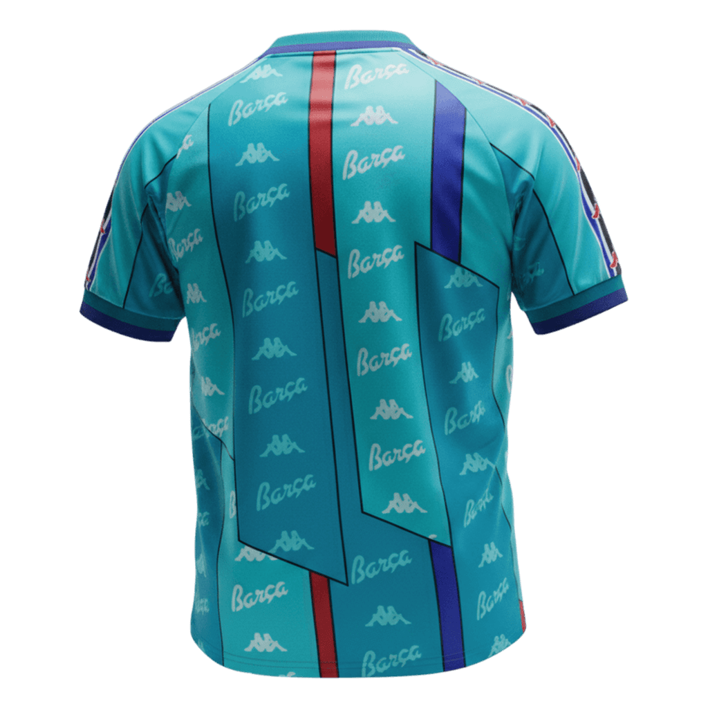 Retro Barcelone Extérieur Maillot 1996/97 Bleu