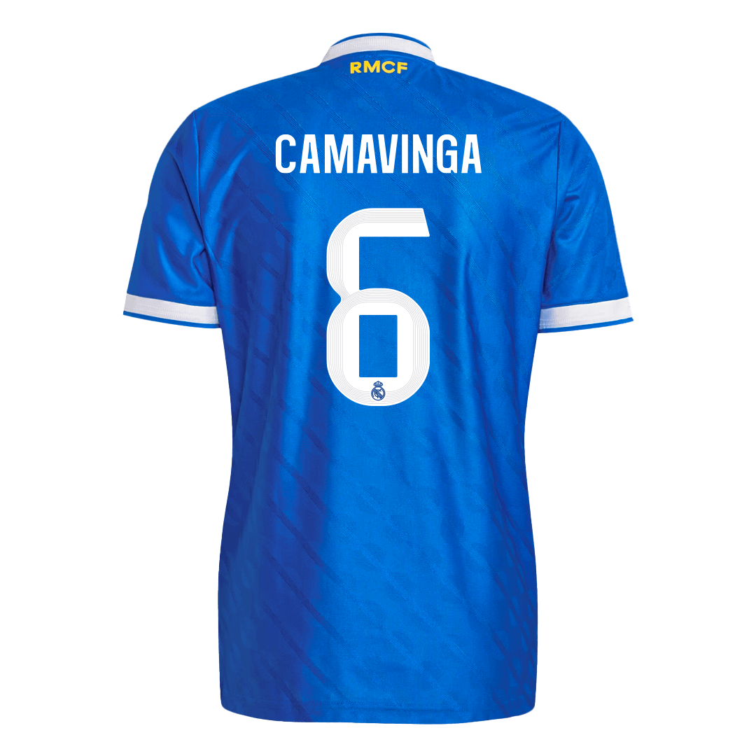 CAMAVINGA #6 Real Madrid Third Maillot 2025/26 Bleu Joueur