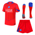 Les Paris Third Maillot Kit 2025/26 Rouge
