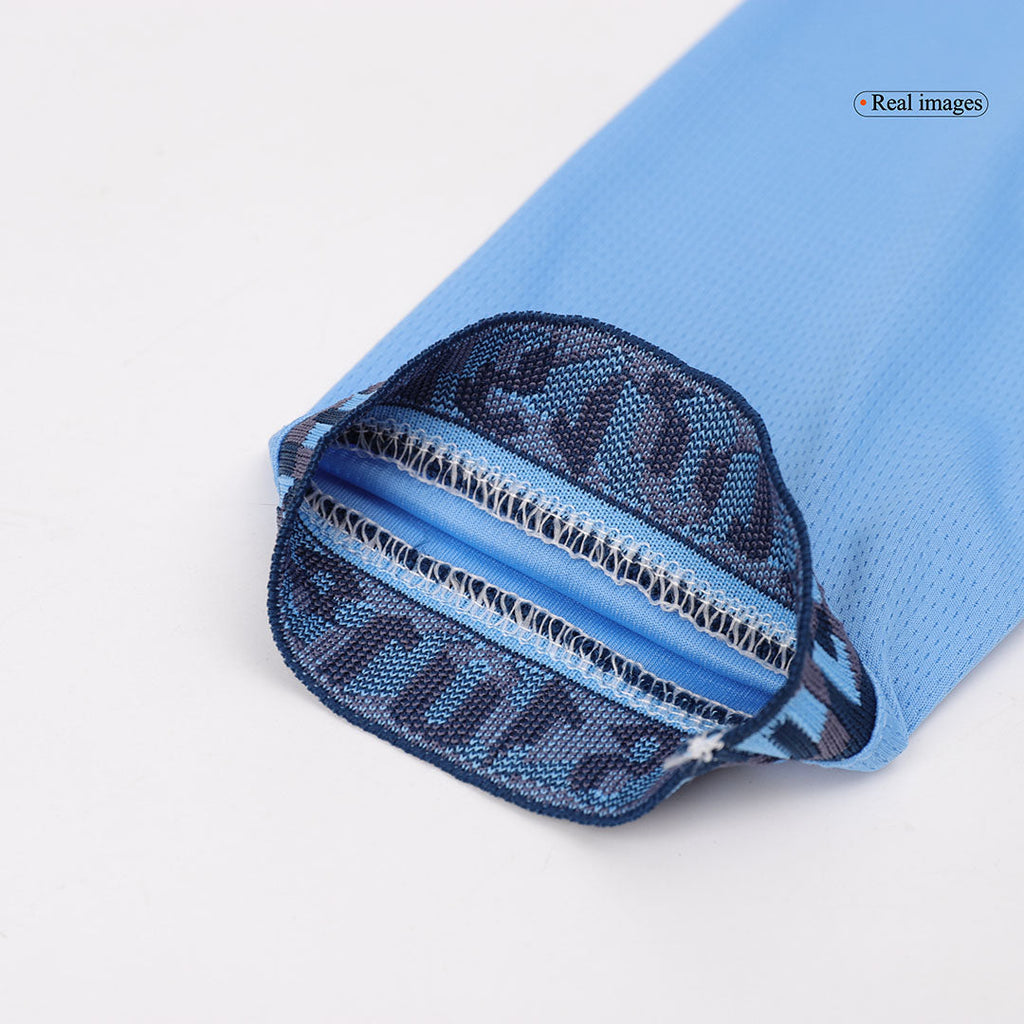 Manchester City Domicile Maillot Manches Longues 2024/25 Grande Taille