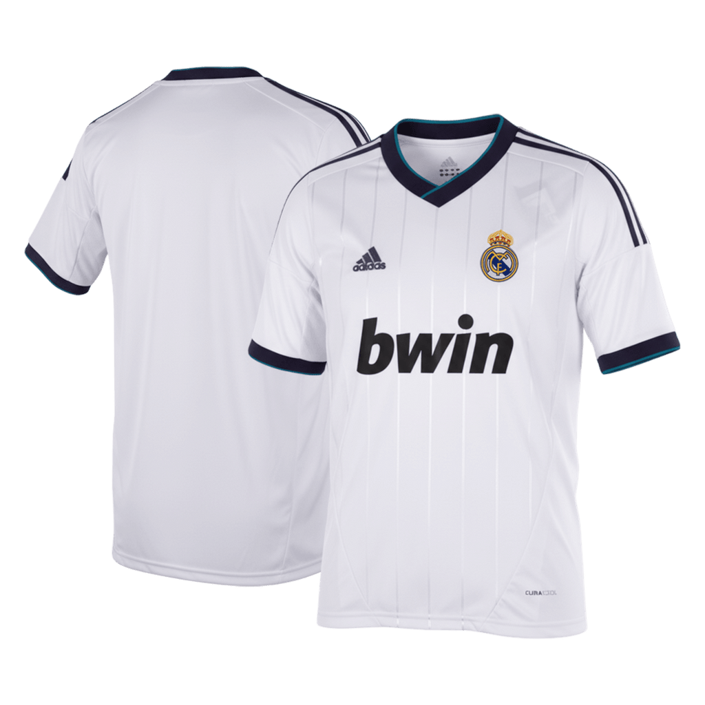 Retro Real Madrid Domicile Maillot 2012/13 Blanc