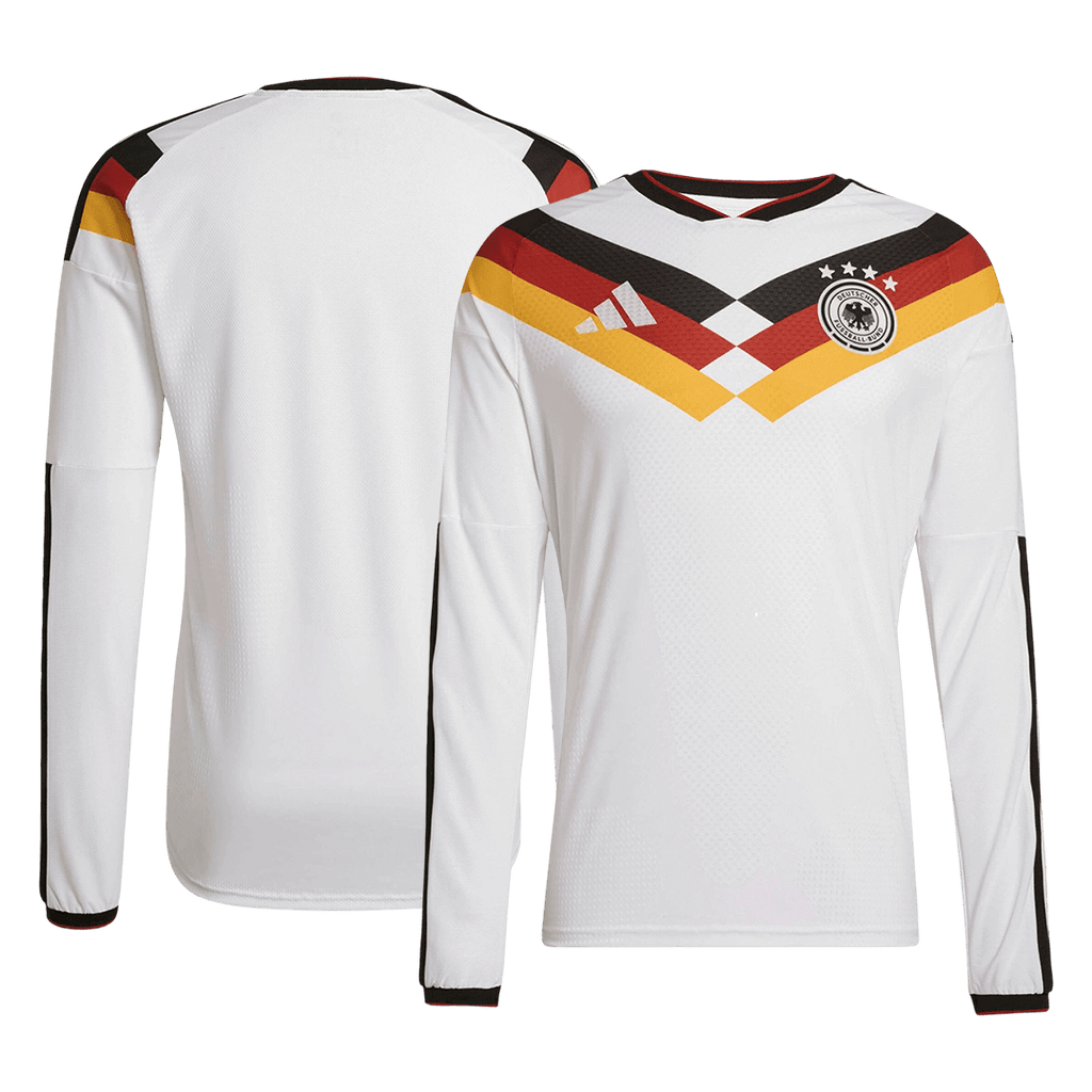 Allemagne Domicile Maillot Manches Longues - Coupe du Monde 2026 Blanc