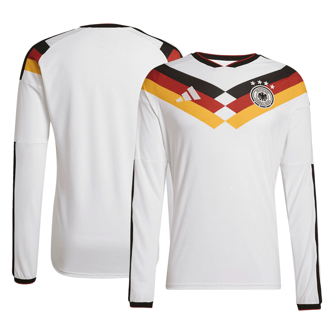 Allemagne Domicile Maillot Manches Longues - Coupe du Monde 2026 Blanc