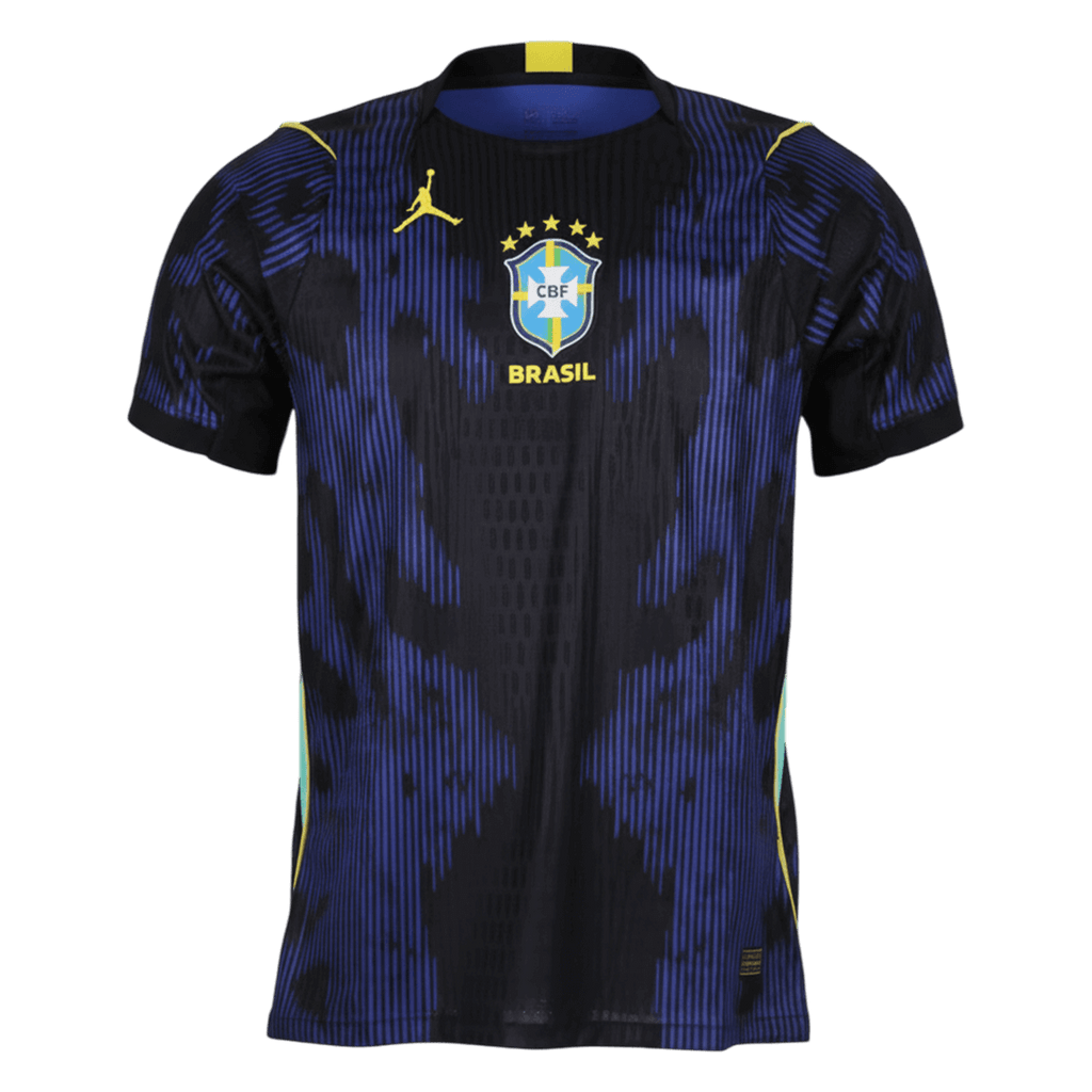 Brésil Extérieur Maillot Coupe du Monde 2026 Bleu marine