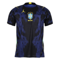 Brésil Extérieur Maillot Coupe du Monde 2026 Bleu marine