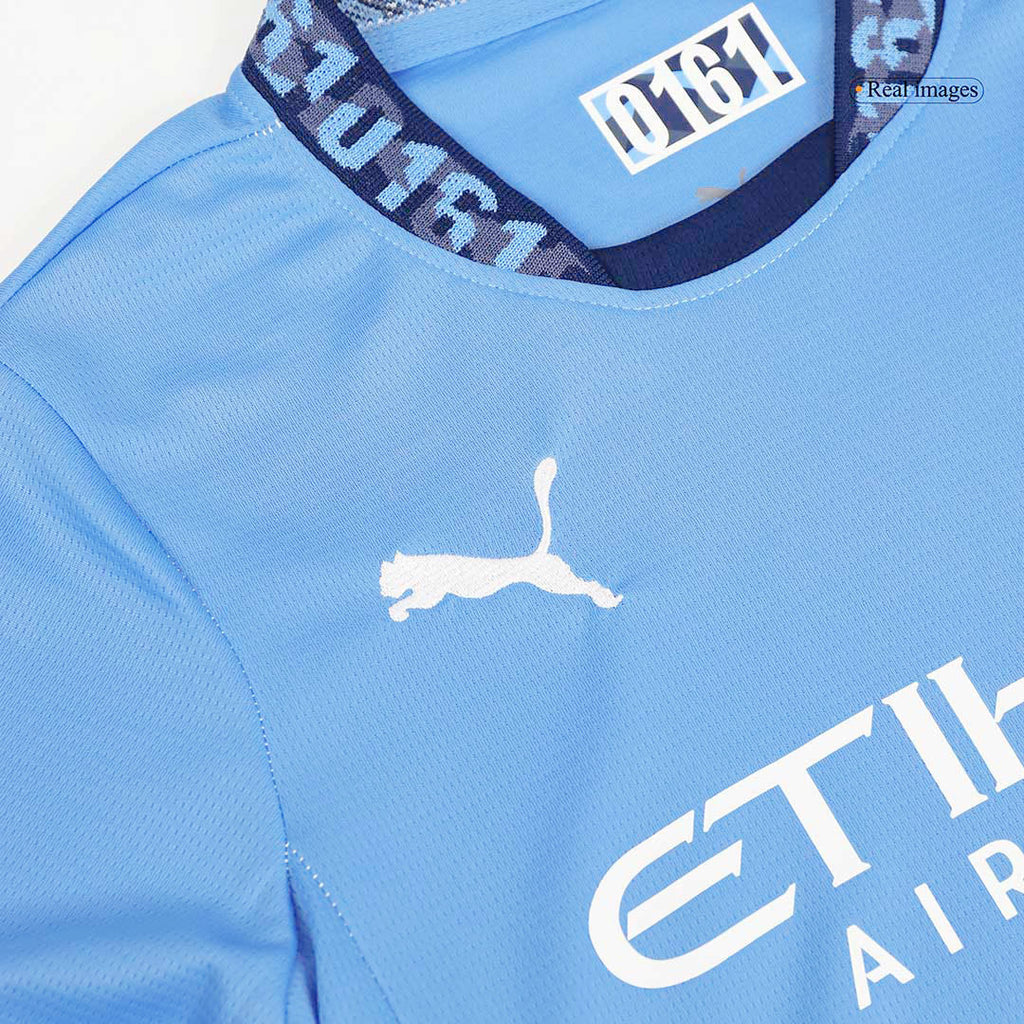 Manchester City Domicile Maillot Kit 2024/25 Junior