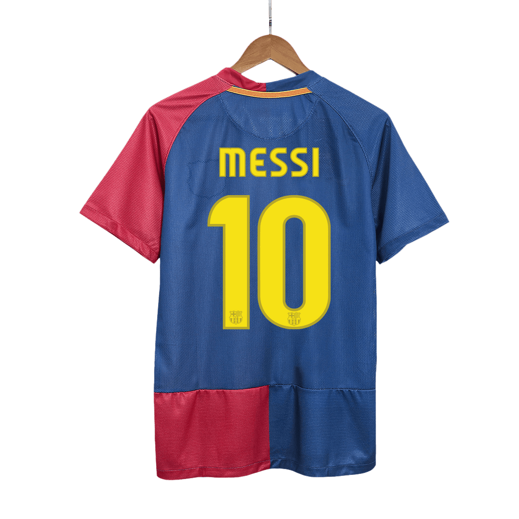 Retro MESSI #30 Barcelone Domicile Maillot 2008/09 - UCL