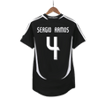 SERGIO RAMOS #4 Retro Real Madrid Extérieur Maillot 2006/07