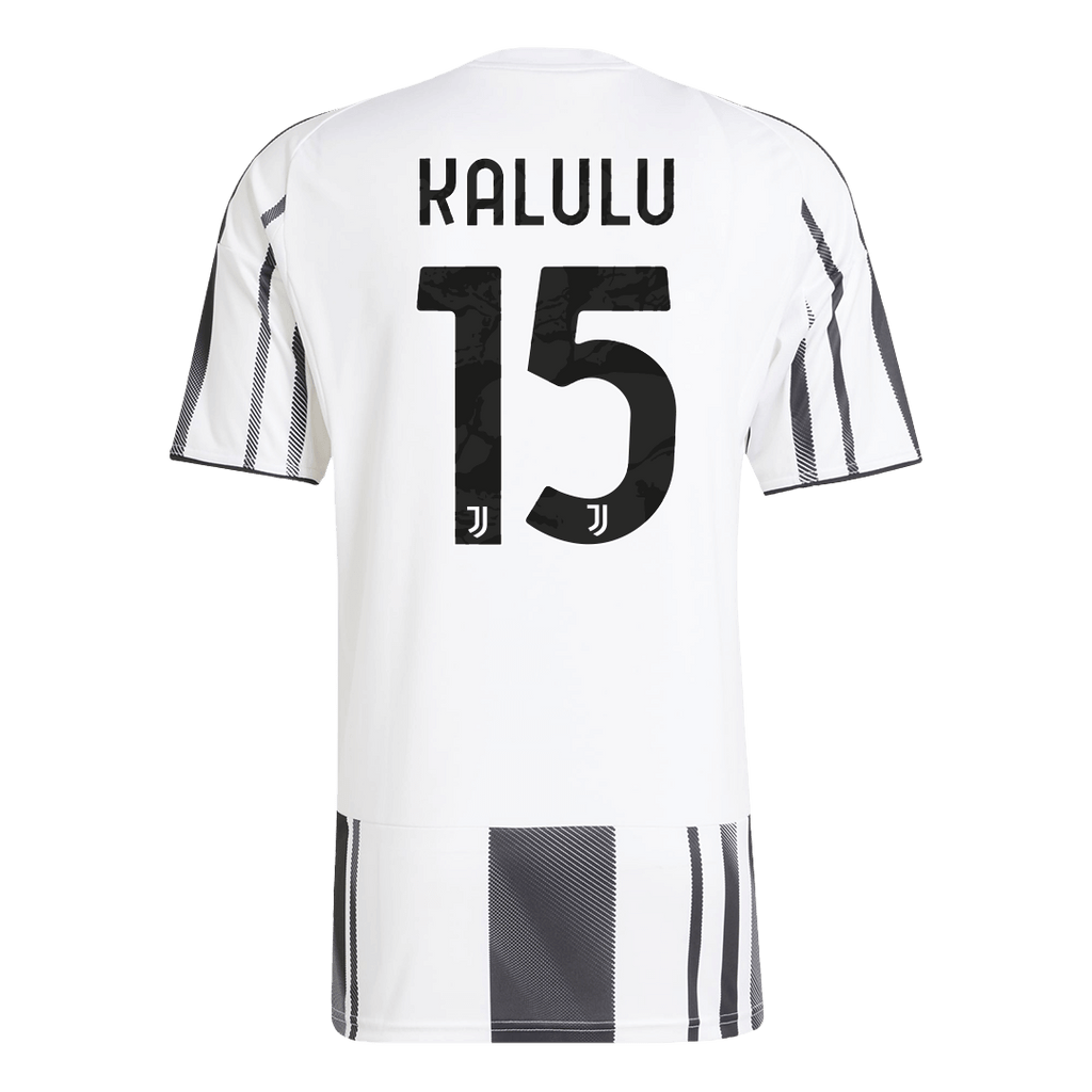 KALULU #15 Juventus Domicile Maillot 2025/26 Black&White