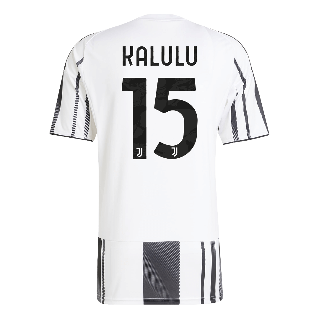 KALULU #15 Juventus Domicile Maillot 2025/26 Black&White