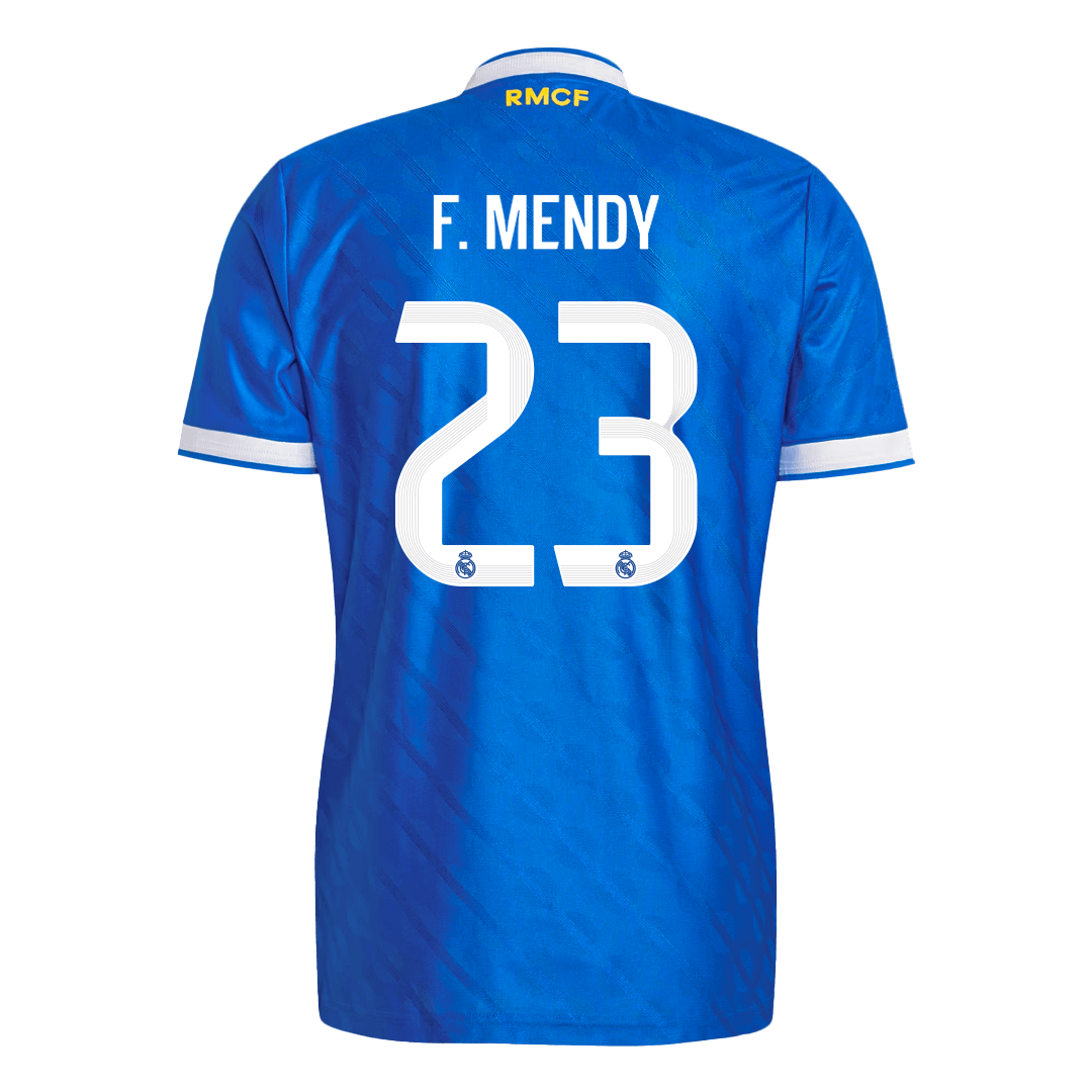 F. MENDY #23 Real Madrid Third Maillot 2025/26 Bleu Joueur